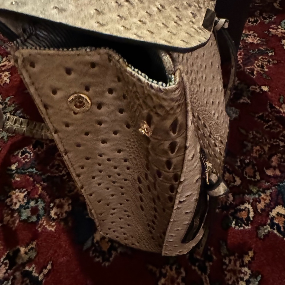 Leather backpack new